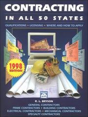 Cover of: Contracting in all 50 states | 