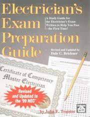 Cover of: Electrician's Exam Preparation Guide by John E. Traister, Dale Brickner