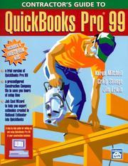 Cover of: Contractor's Guide to Quickbooks Pro99 by Karen Mitchell, Craig Savage, Jim Erwin