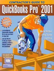 Cover of: Contractor's guide to QuickBooks Pro 2001