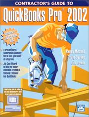 Cover of: Contractor's Guide to Quickbooks Pro 2002