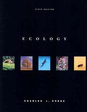 Cover of: Ecology: The Experimental Analysis of Distribution and Abundance: Hands-On Field Package (5th Edition)
