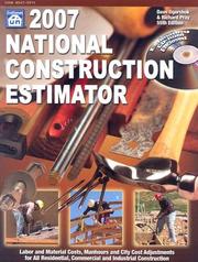 Cover of: 2007 National Construction Estimator