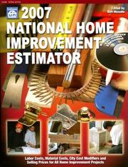 Cover of: 2007 National Home Improvement Estimator by Ben Moselle