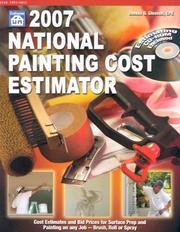 Cover of: 2007 National Painting Cost Estimator by Dennis D. Gleason