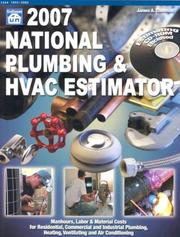 Cover of: 2007 National Plumbing & Hvac Estimator (National Plumbing and Hvac Estimator) by James A. Thomson