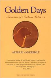 Cover of: Golden Days by Arthur Vanderbilt