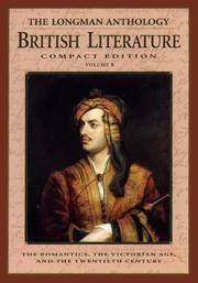 Cover of: The Longman compact anthology of British literature