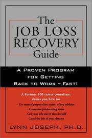 The job-loss recovery guide by Joseph, Lynn Ph.D.