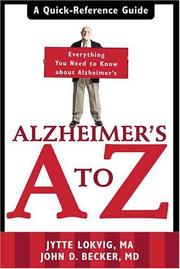 Cover of: Alzheimer's A to Z by Jytte Lokvig, John Becker