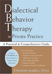 Cover of: Dialectical Behavior Therapy in  Private Practice