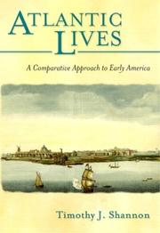 Cover of: Atlantic Lives by Timothy J. Shannon