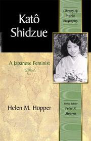 Cover of: Kato Shidzue: a Japanese feminist