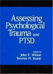 Cover of: Assessing psychological trauma and PTSD
