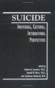 Cover of: Suicide: individual, cultural, international perspectives