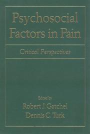 Cover of: Psychosocial factors in pain: critical perspectives