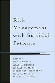 Cover of Risk management with suicidal patients