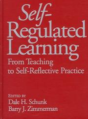 Self-regulated learning by Dale H. Schunk, Barry J. Zimmerman