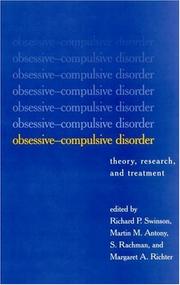 Obsessive-compulsive disorder by Richard P. Swinson