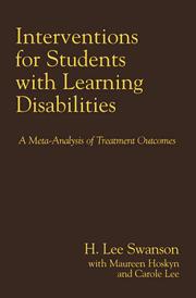 Interventions for students with learning disabilities by H. Lee Swanson