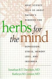 Cover of Herbs for the mind : what science tells us about nature's remedies for depression, stress, memory loss, and insomnia