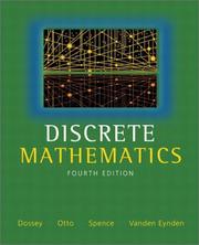 Cover of: Discrete mathematics