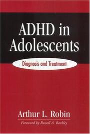 Cover of: ADHD in Adolescents by Arthur L. Robin