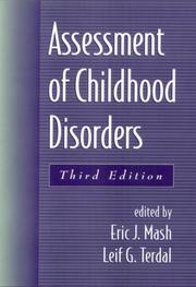 Cover of: Assessment of Childhood Disorders:  Third Edition