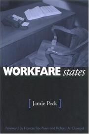 Cover of: Workfare States by Jamie Peck