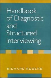 Cover of: Handbook of Diagnostic and Structured Interviewing
