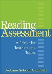 Cover of: Reading assessment: a primer for teachers and tutors