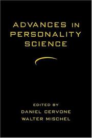 Cover of: Advances in Personality Science by 