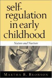 Cover of: Self-Regulation in Early Childhood: Nature and Nurture