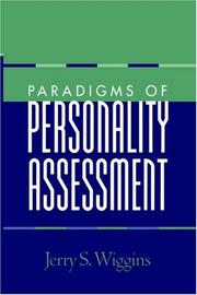 Cover of: Paradigms of Personality Assessment