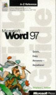 Cover of: Microsoft Word 97 field guide