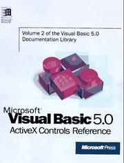 Cover of: Microsoft Visual Basic 5.0 Activex controls reference.