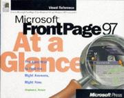 Cover of: Microsoft FrontPage 97 at a glance by Stephen L. Nelson
