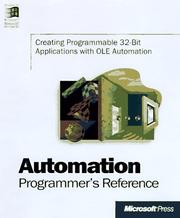 Cover of: Automation programmer's reference by Microsoft Press