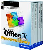 Cover of: Microsoft Office 97 Resource Library: Developer