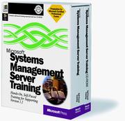 Cover of: Microsoft systems management server training. by 