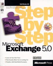 Cover of: Microsoft Exchange 5.0 step by step | 