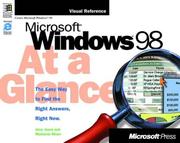 Cover of: Microsoft Windows 98 at a glance by Jerry Joyce