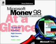 Cover of: Microsoft Money 98 at a glance