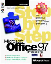 Cover of: Microsoft Office 97 professional 6-in-1 step by step