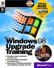 Cover of: Microsoft Windows 98 upgrade training kit. by 