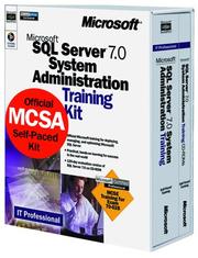 Cover of: Microsoft SQL Server 7.0 system administration training kit