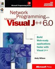 Cover of: Network programming with Microsoft Visual J++ 6.0