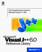 Cover of: Microsoft Visual J++ 6.0 Reference Library by Microsoft Corporation