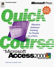 Quick course in Microsoft Access 2000