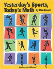 Cover of: Yesterday's Sports, Today's Math